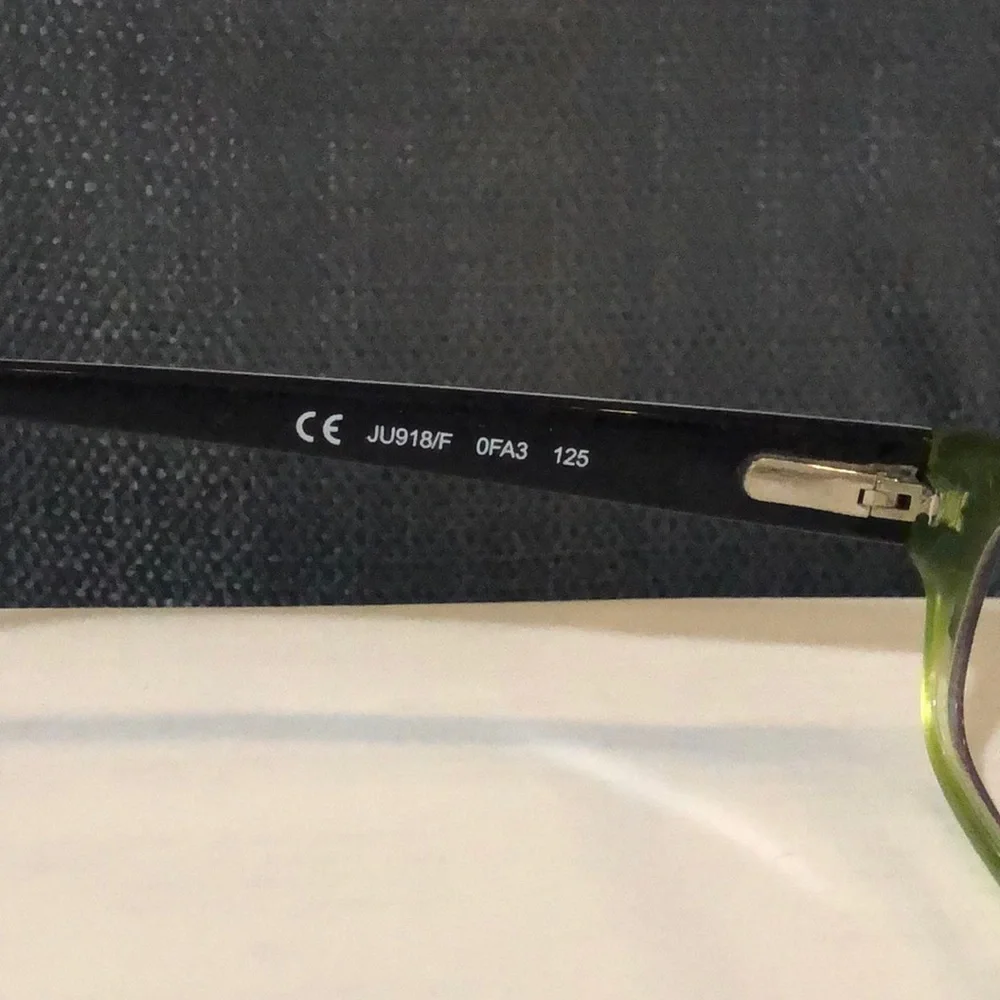 Juicy couture black and green juniors eyeglasses frames 918F OFA3 4615